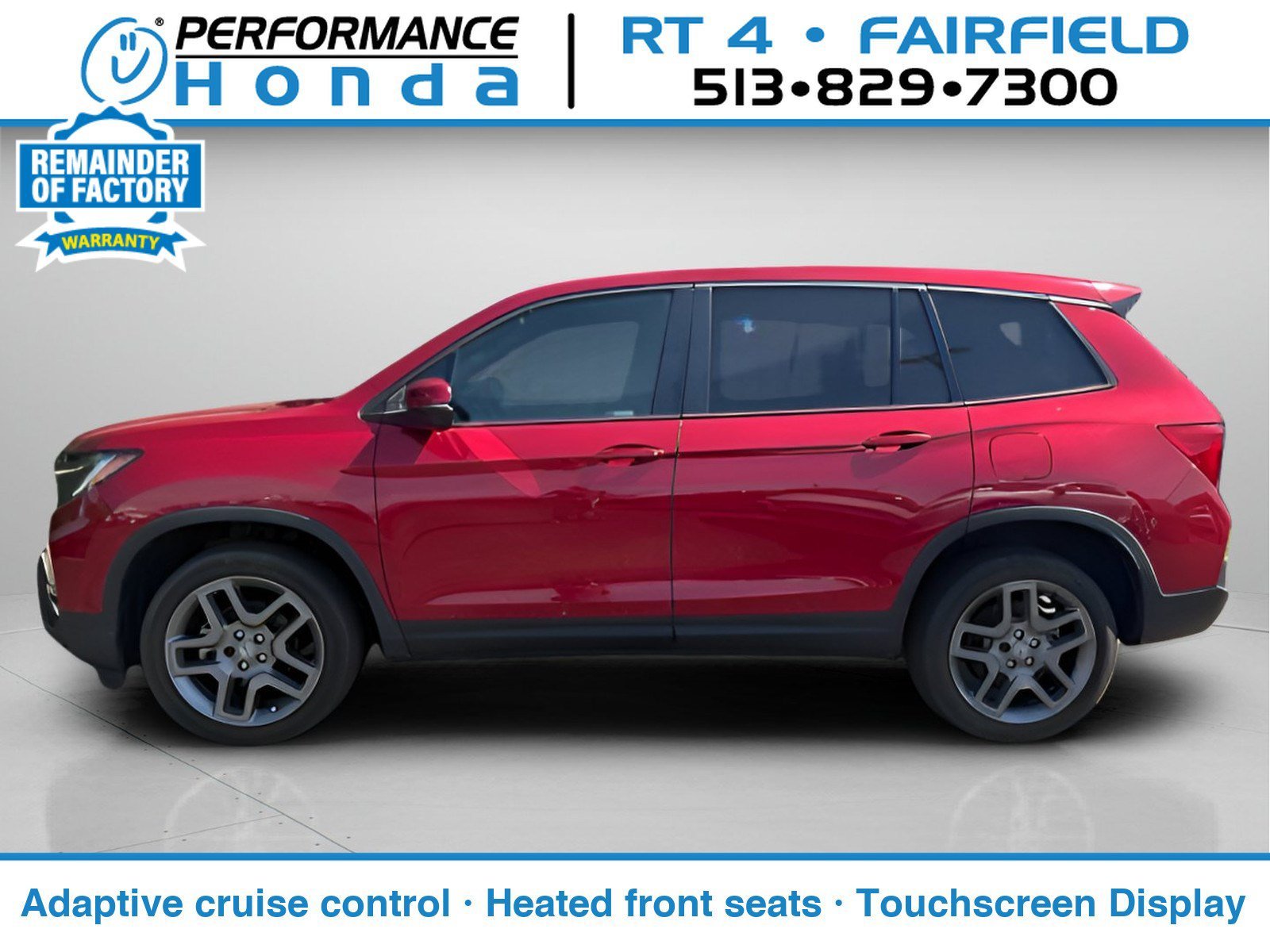 Used 2023 Radiant Red Metallic II Honda EX-L image 1