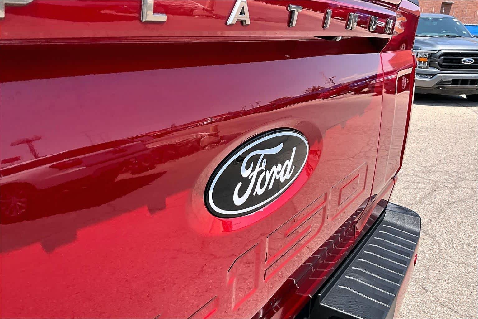 Used 2025 Rapid Red Metallic Tinted Clearcoat Ford Platinum image 10