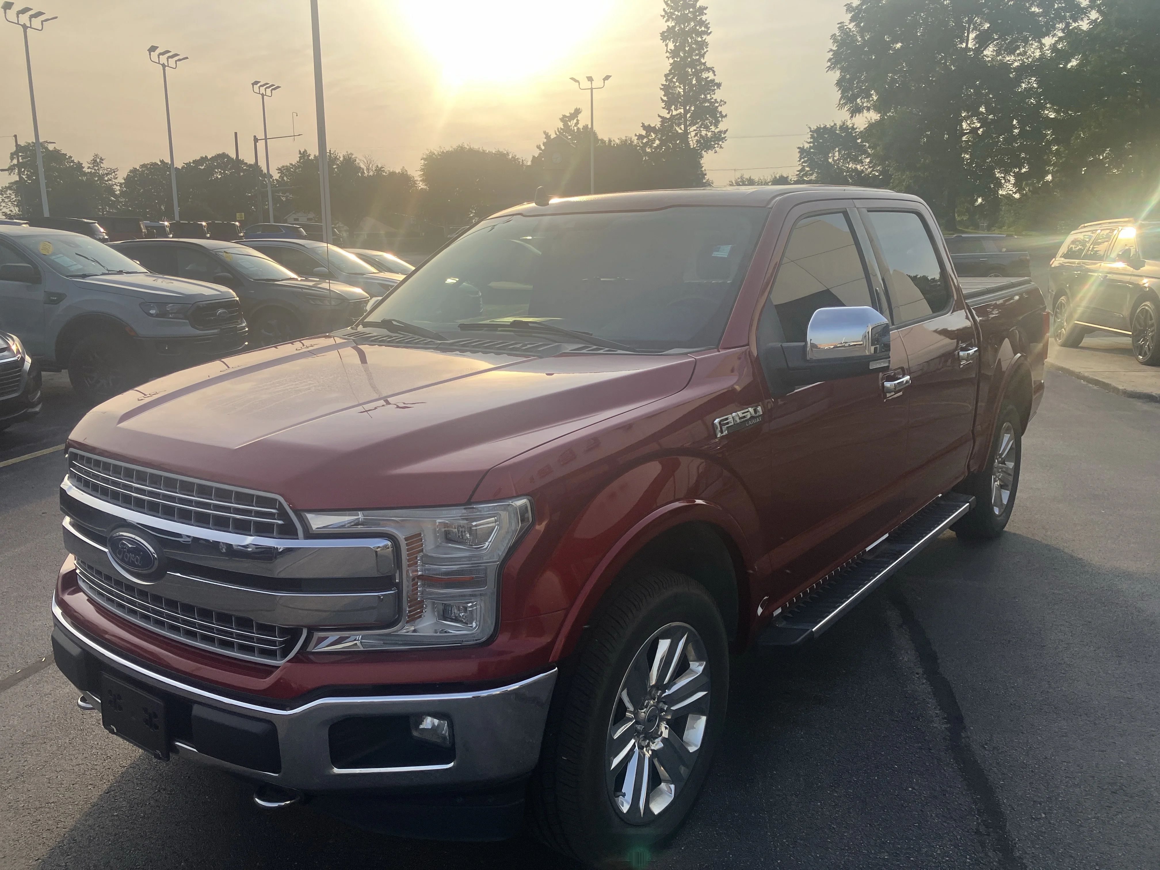 Used 2019 Red Ford LARIAT image 3