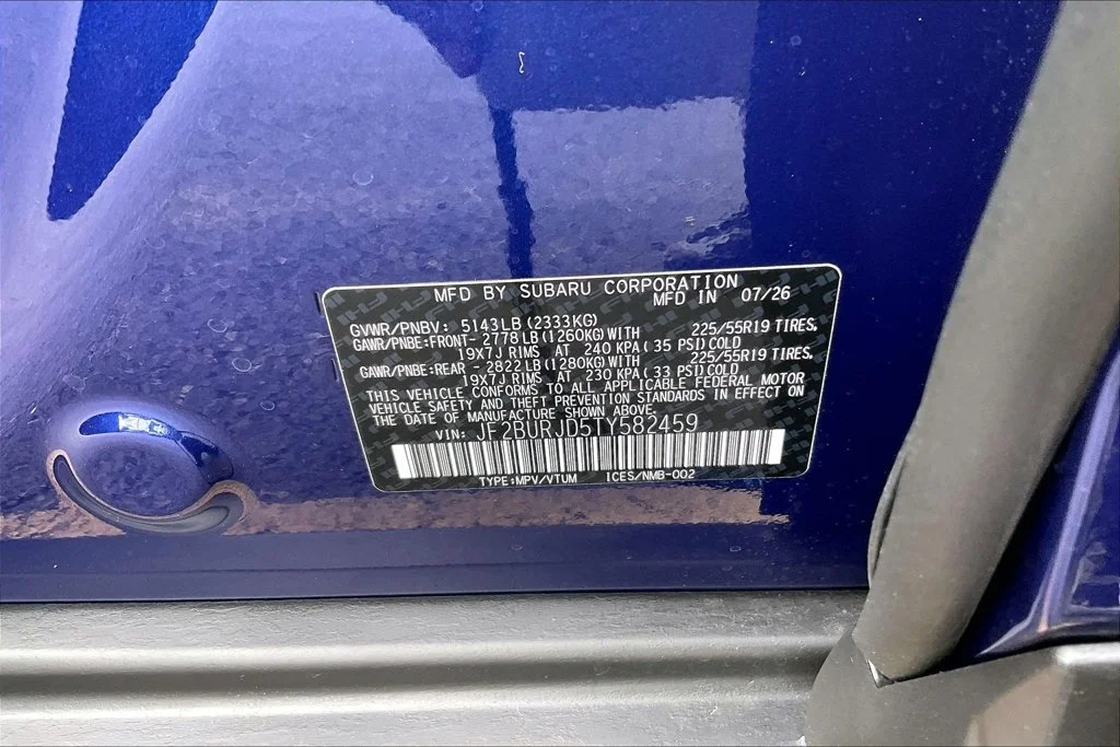 New 2026 SAPPHIRE BLUE PEARL Subaru Touring XT image 16