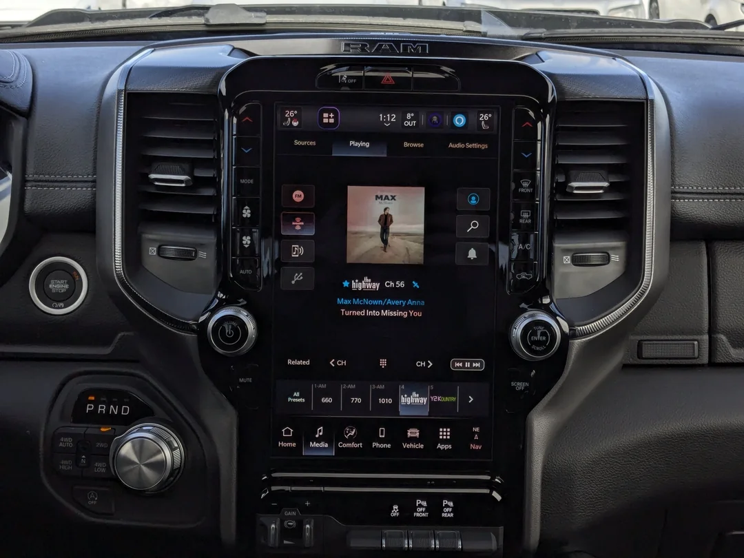 New 2026 Black RAM Sport - - Panoramic Sunroof - Sport Performance Hood - Hurricane Turbo - 3.92 Axle & More! image 21