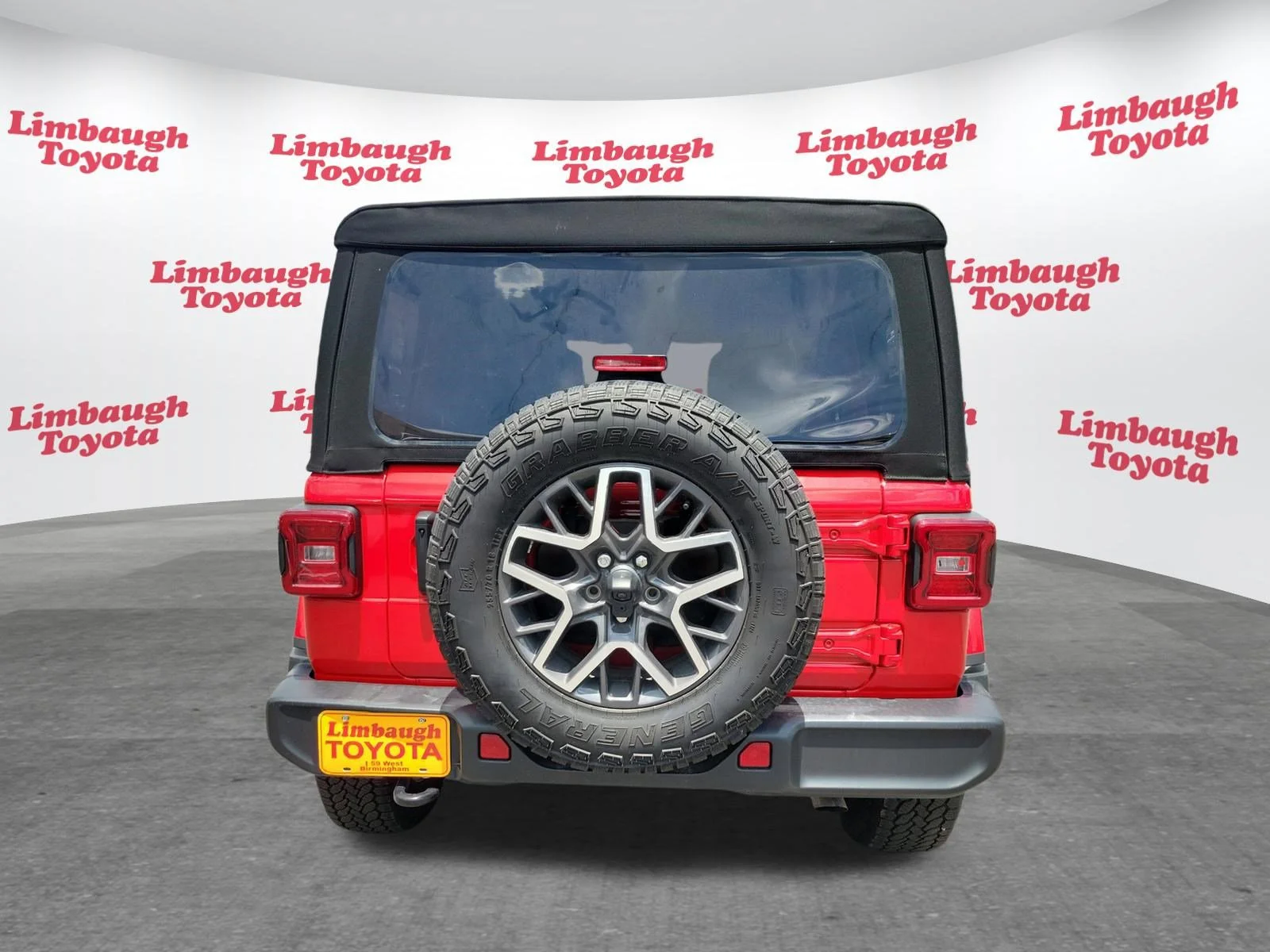 Used 2024 Firecracker Red Clearcoat Jeep Sahara image 24