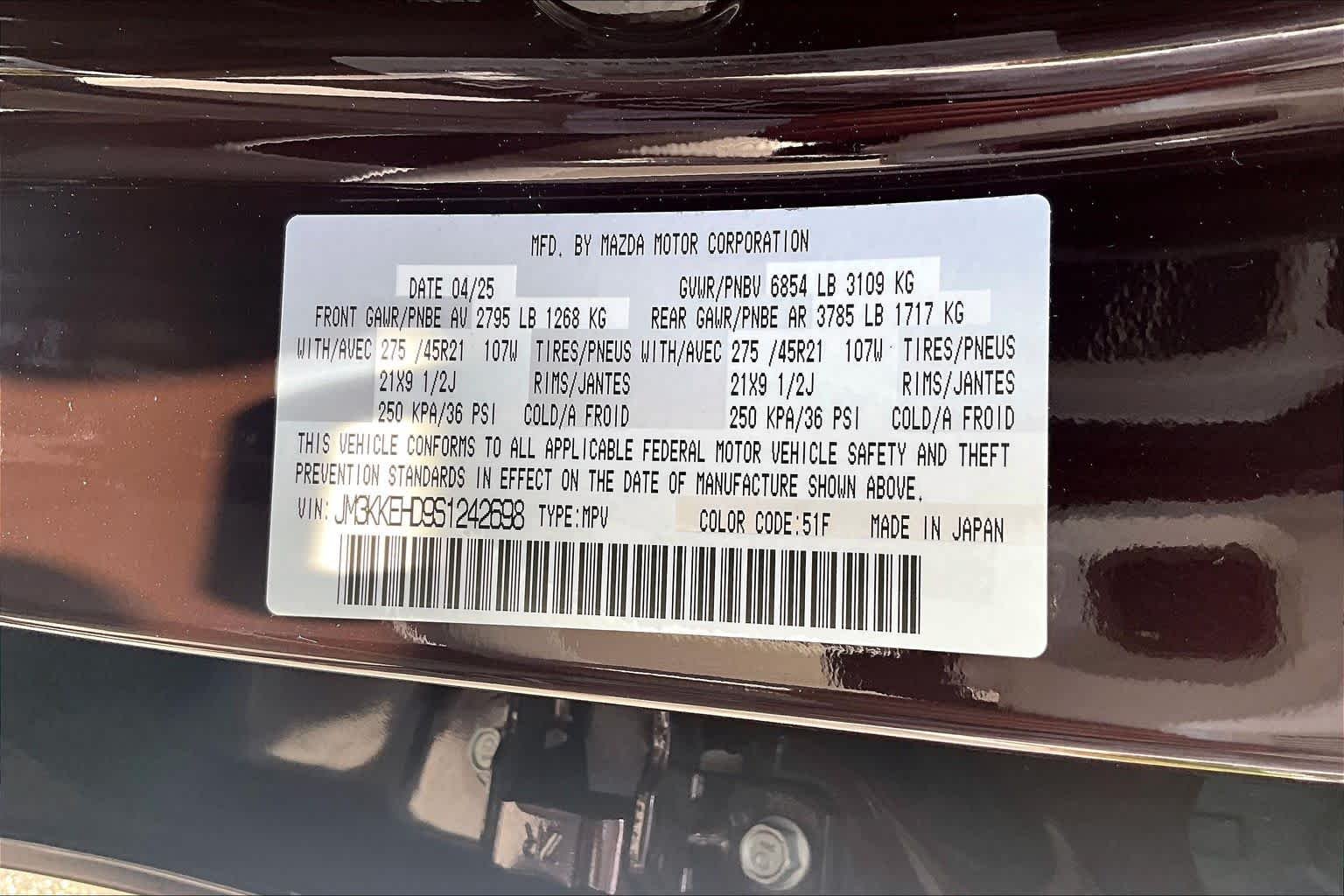 Used 2025 Artisan Red Premium Mazda Premium Plus Package image 33