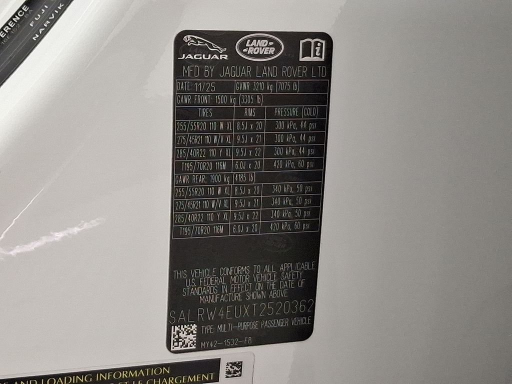 New 2026 Fuji White Land Rover Gemini Edition image 20