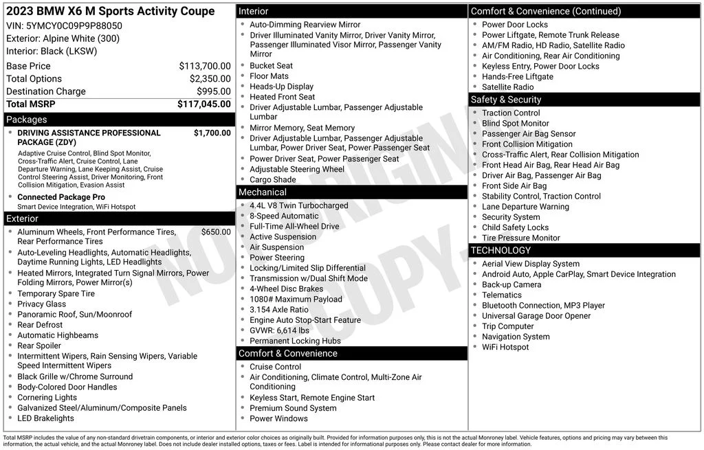 Used 2023 White BMW Base image 6