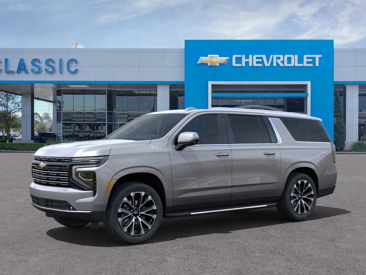 2025 Chevrolet Suburban High Country Gray at Classic Elite Chevrolet Hwy 6
