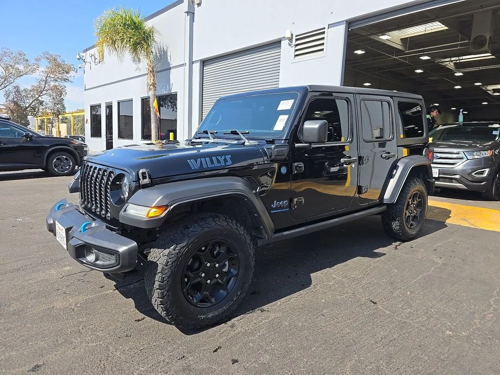 Used 2023 Black Jeep Willys 4xe image 1