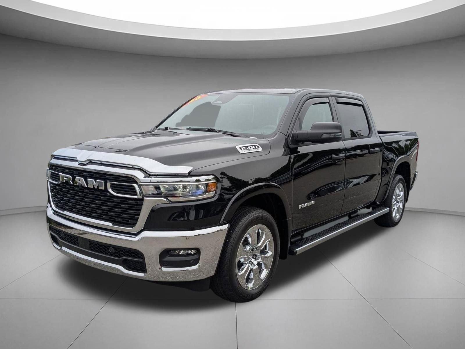 New 2026 Diamond Black Crystal Pearl-Coat Exterior Paint RAM Big Horn image 1