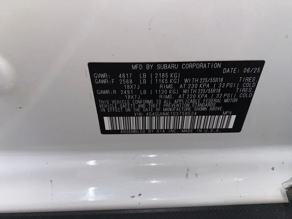 Used 2025 White Subaru Limited image 29