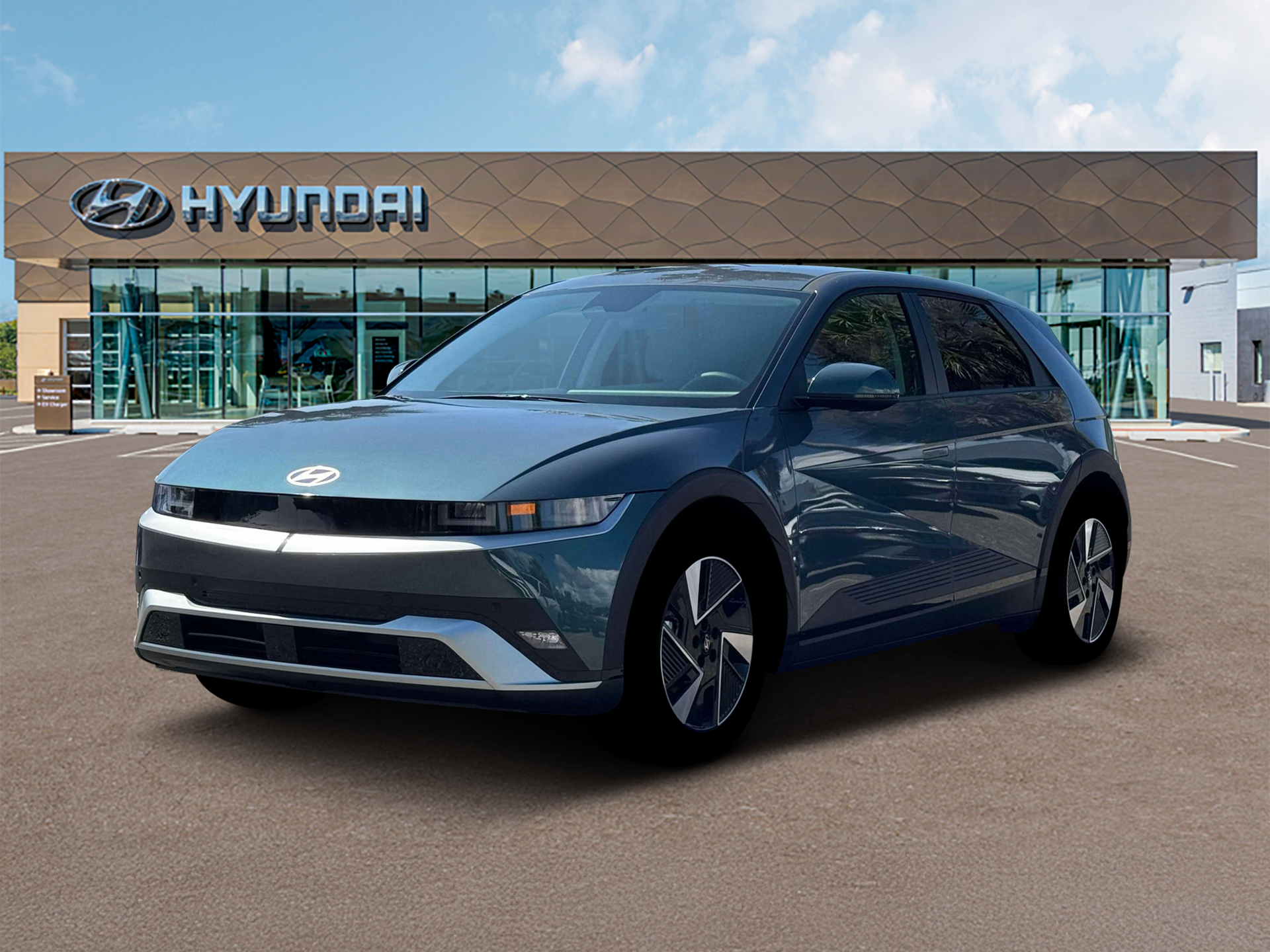 New 2026 Green Hyundai SE image 1