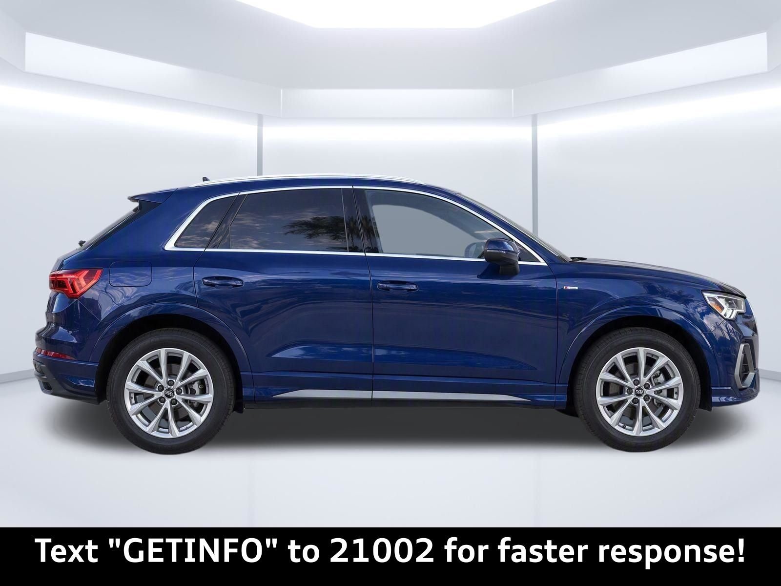 Used 2025 Blue Audi Premium image 3