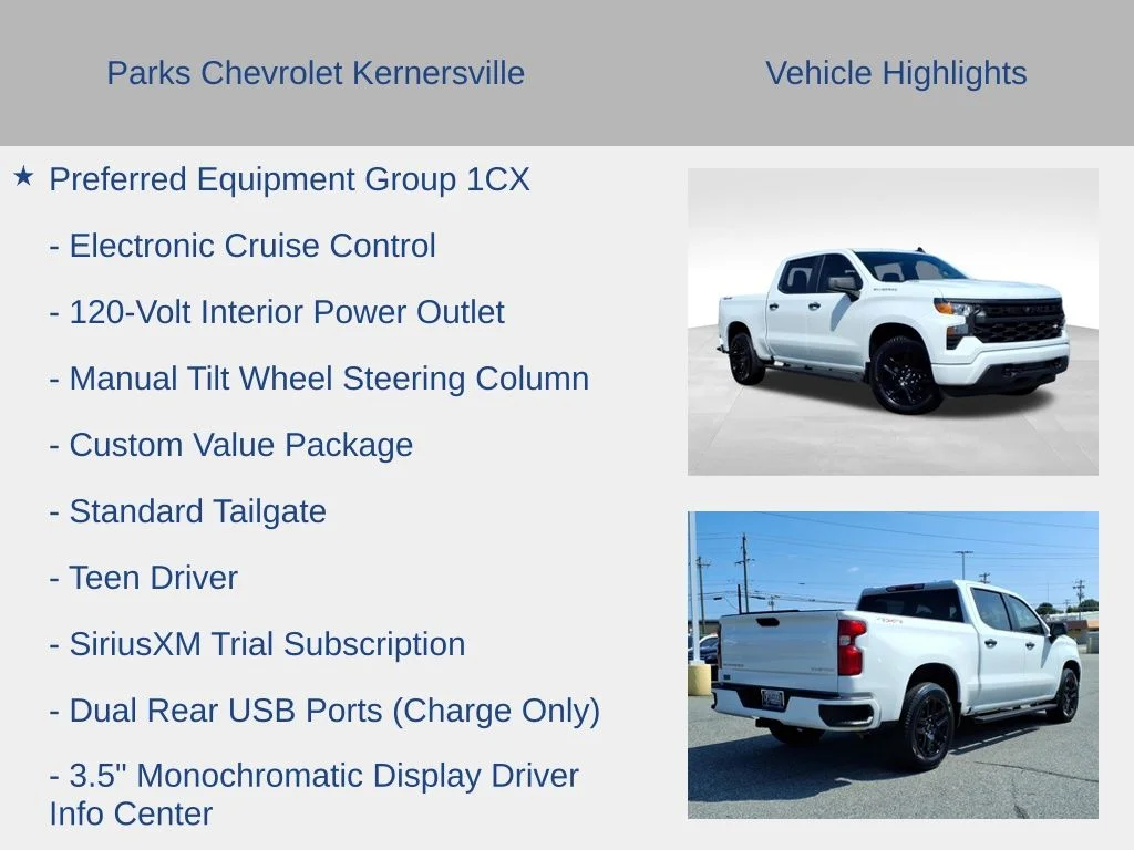Used 2025 White Chevrolet Custom image 15