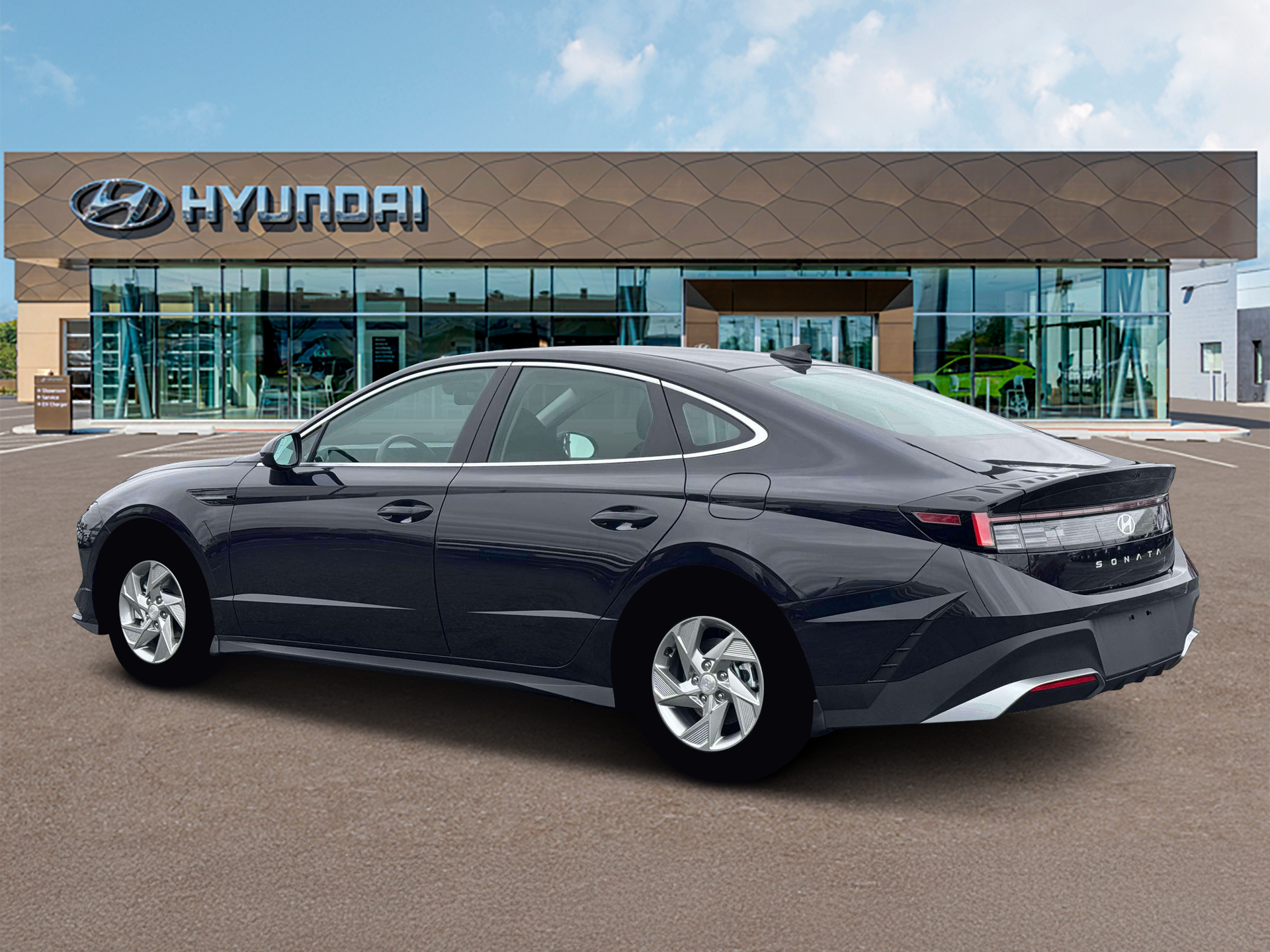 New 2026 Carbon Blue Hyundai SE image 4