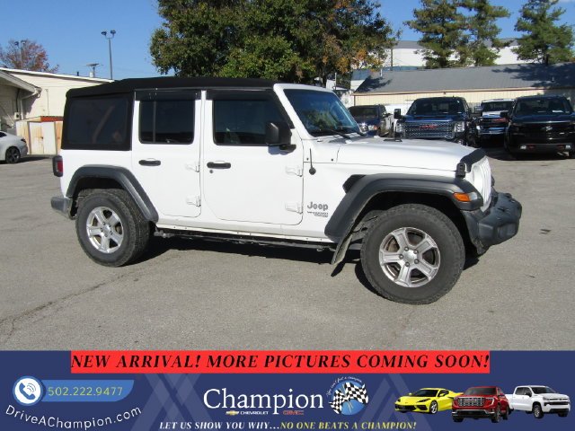 Used 2020 White Jeep Unlimited Sport S image 3