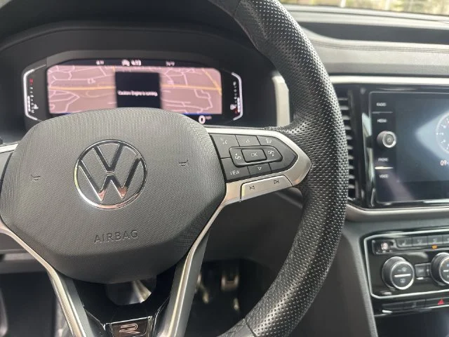 Used 2021 White Volkswagen 3.6L V6 SEL R-Line image 19