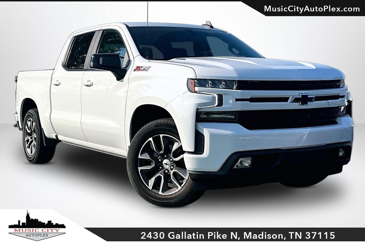 Used 2021 Summit White Chevrolet 4WD Crew Cab Short Bed RST image 1