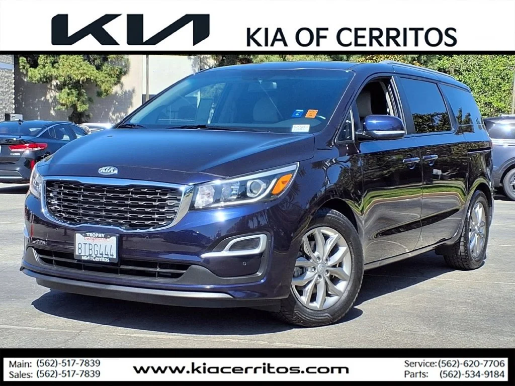 Certified Used 2019 Blue Kia EX image 1