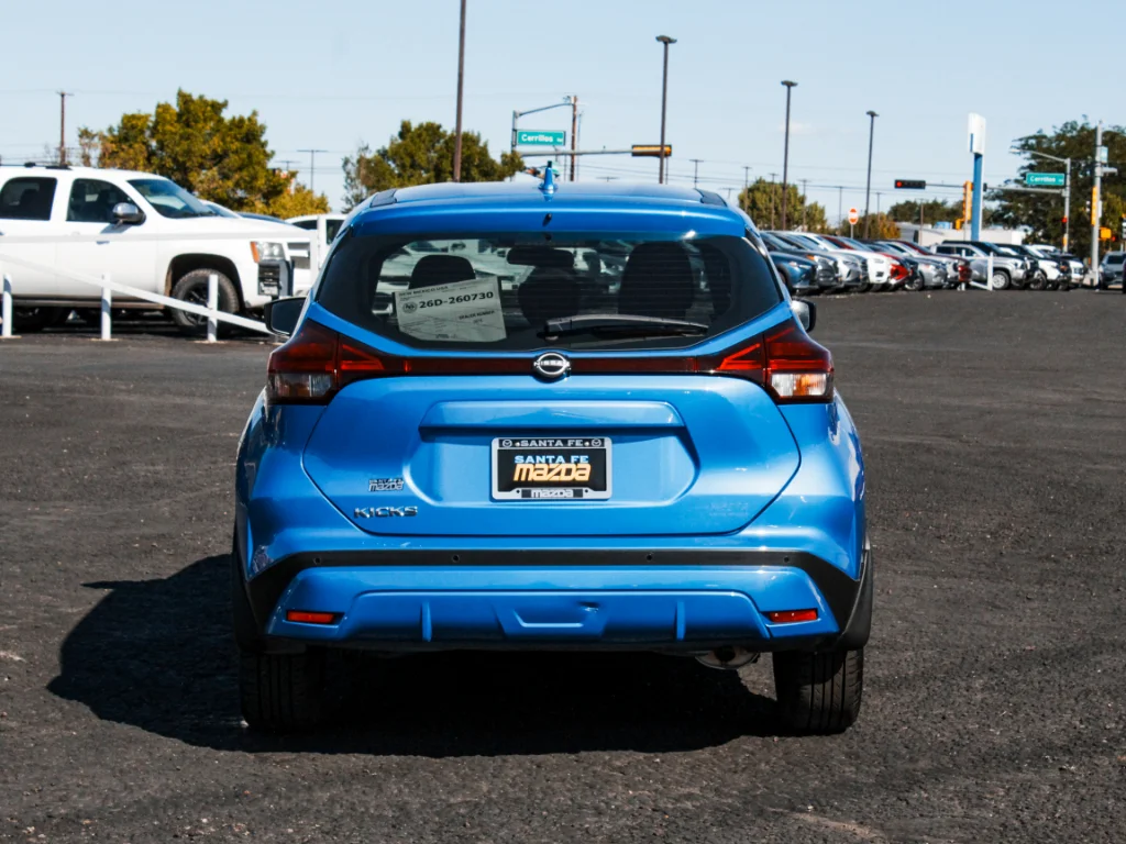 Used 2022 Electric Blue Metallic Nissan S image 6