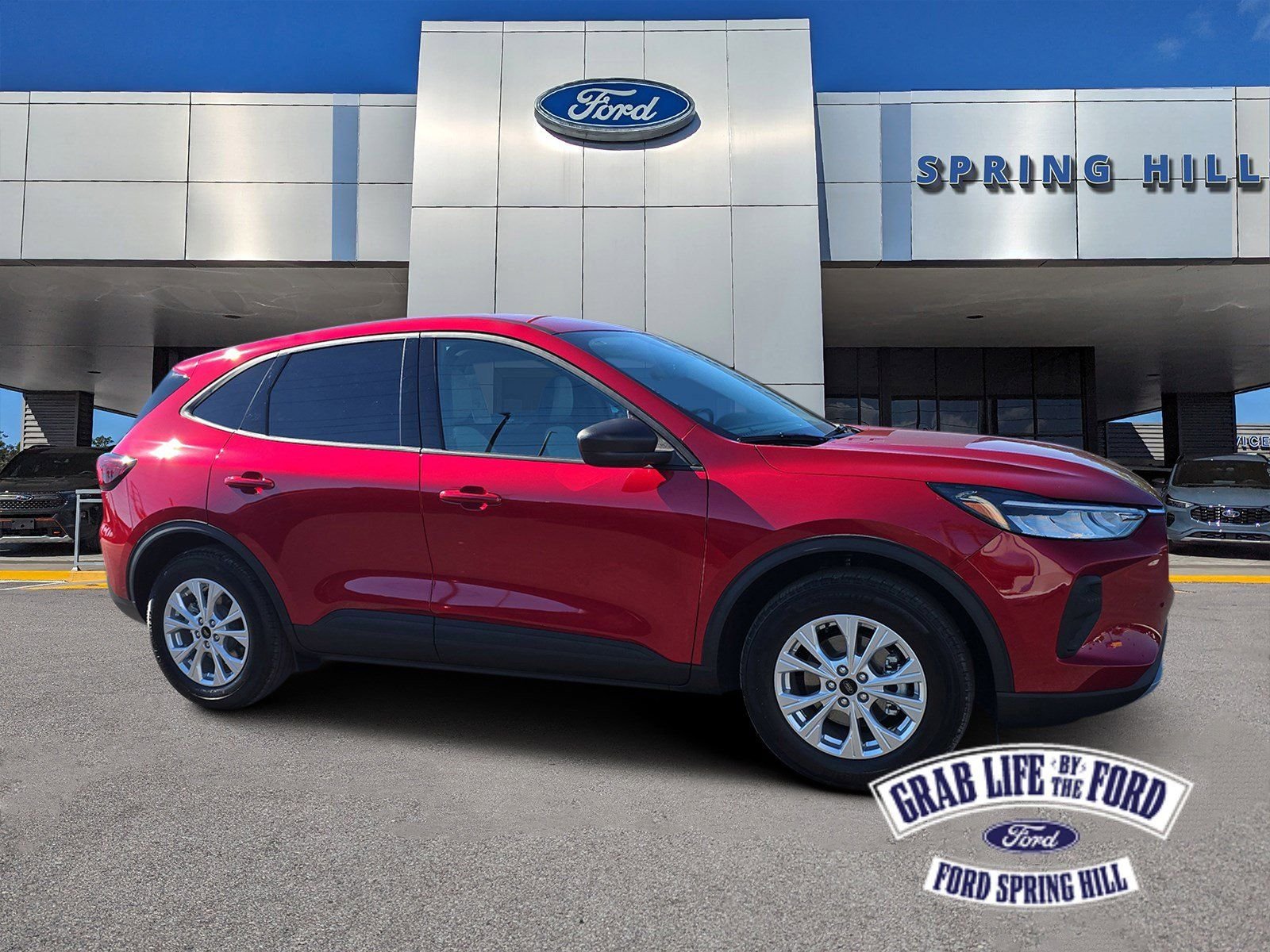 New 2026 Rapid Red Metallic Tinted Clearcoat Ford Active image 1
