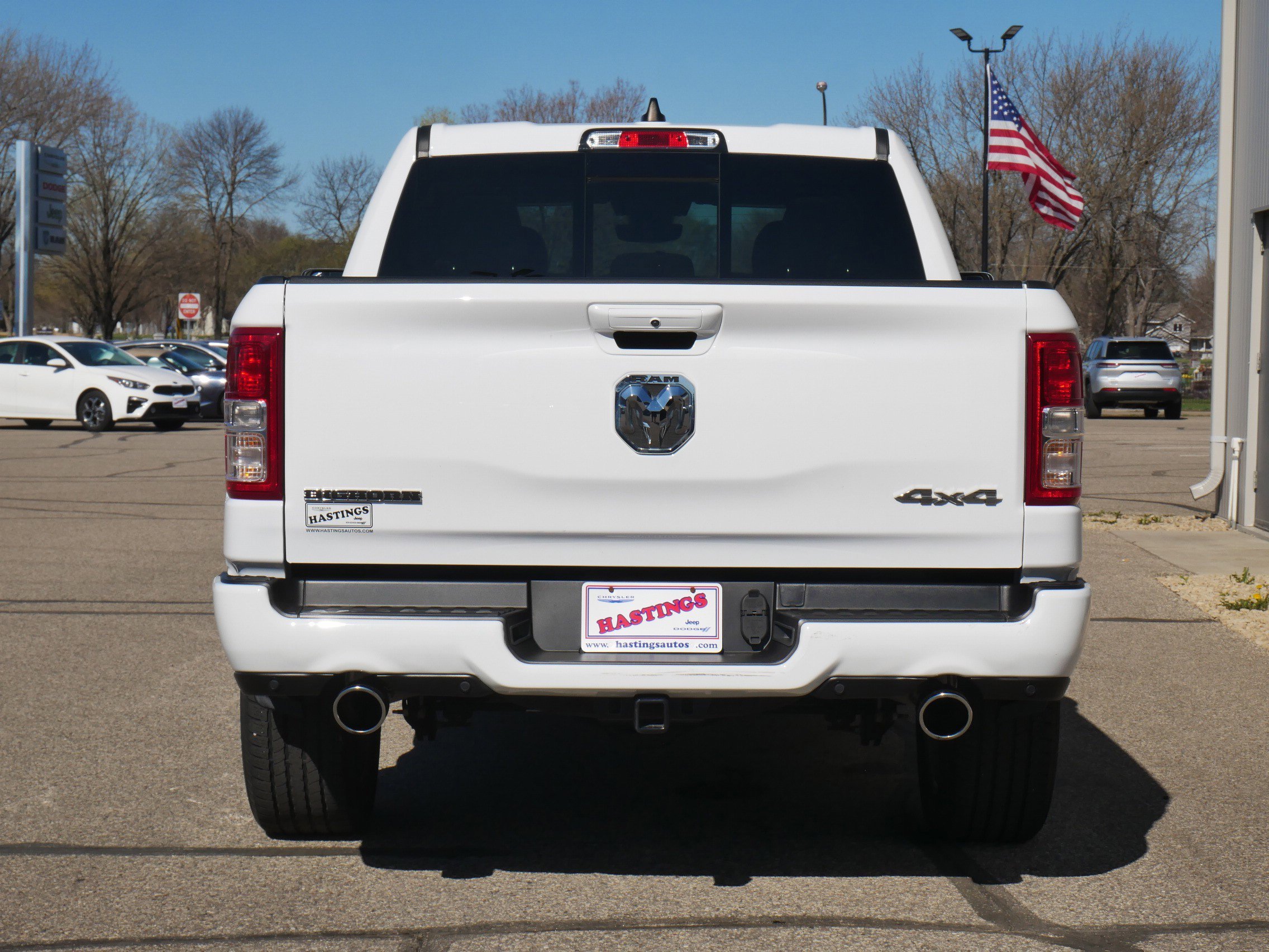Used 2022 Bright White Clearcoat Ram Big Horn image 4