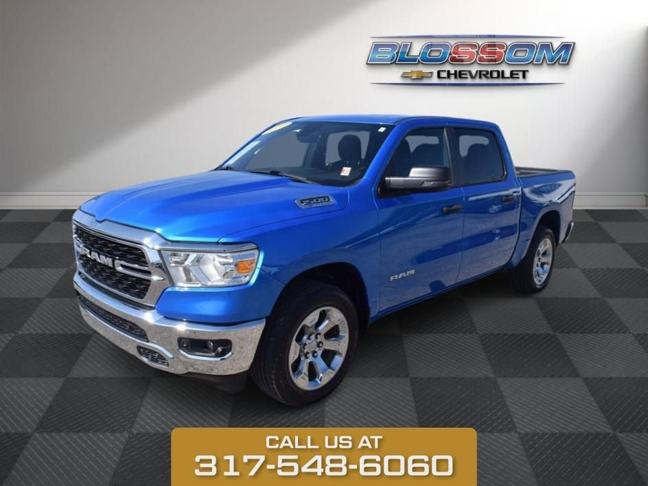 Used 2023 Hydro Blue Pearlc Ram Big Horn image 3
