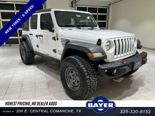 Used 2018 White Jeep Unlimited Sport image 7