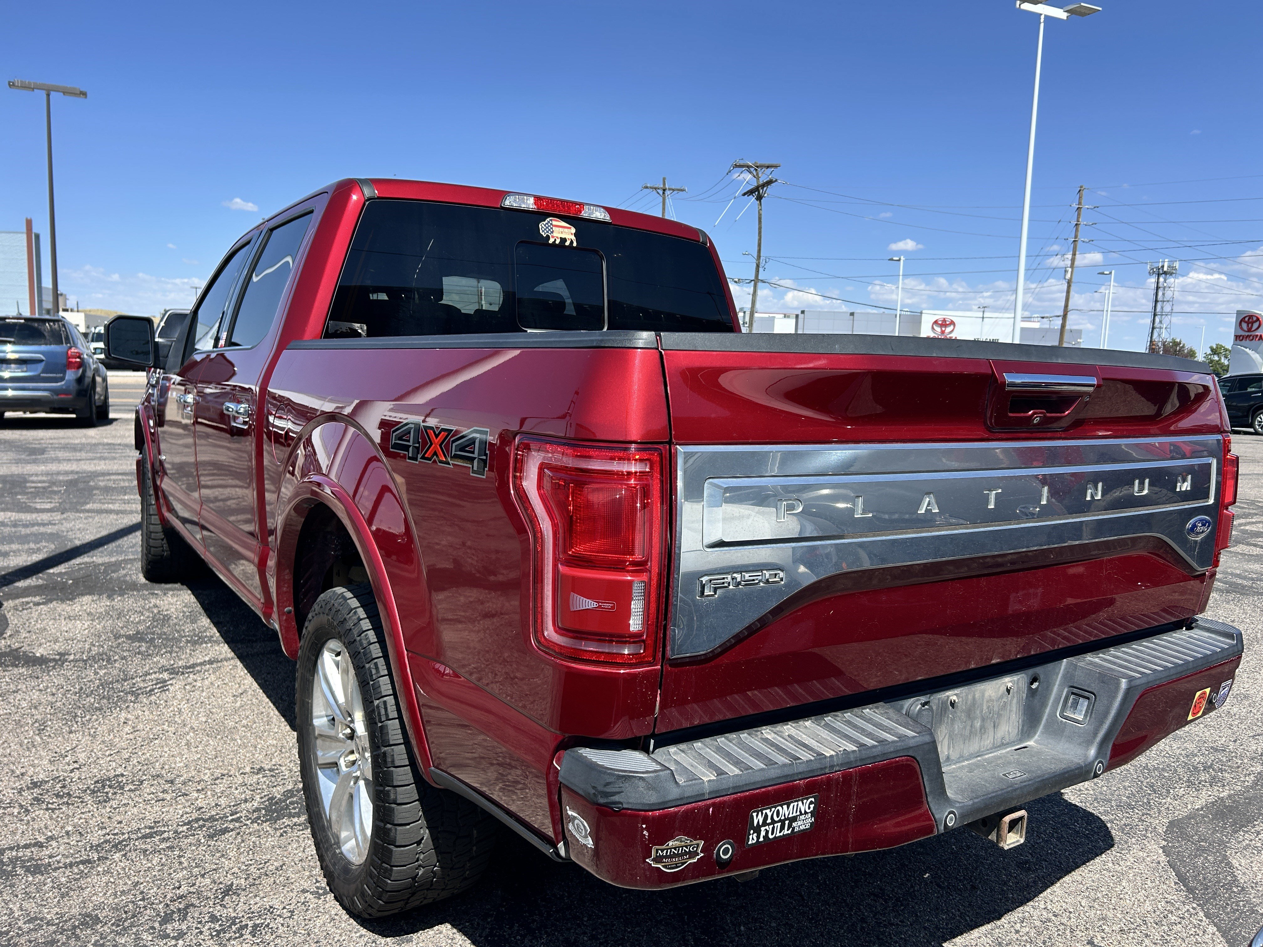 Used 2015 Red Ford Platinum image 2