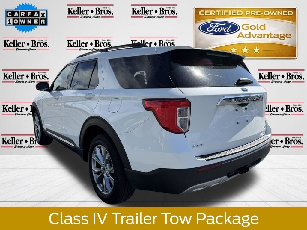Certified Used 2023 White Metallic Ford XLT image 6