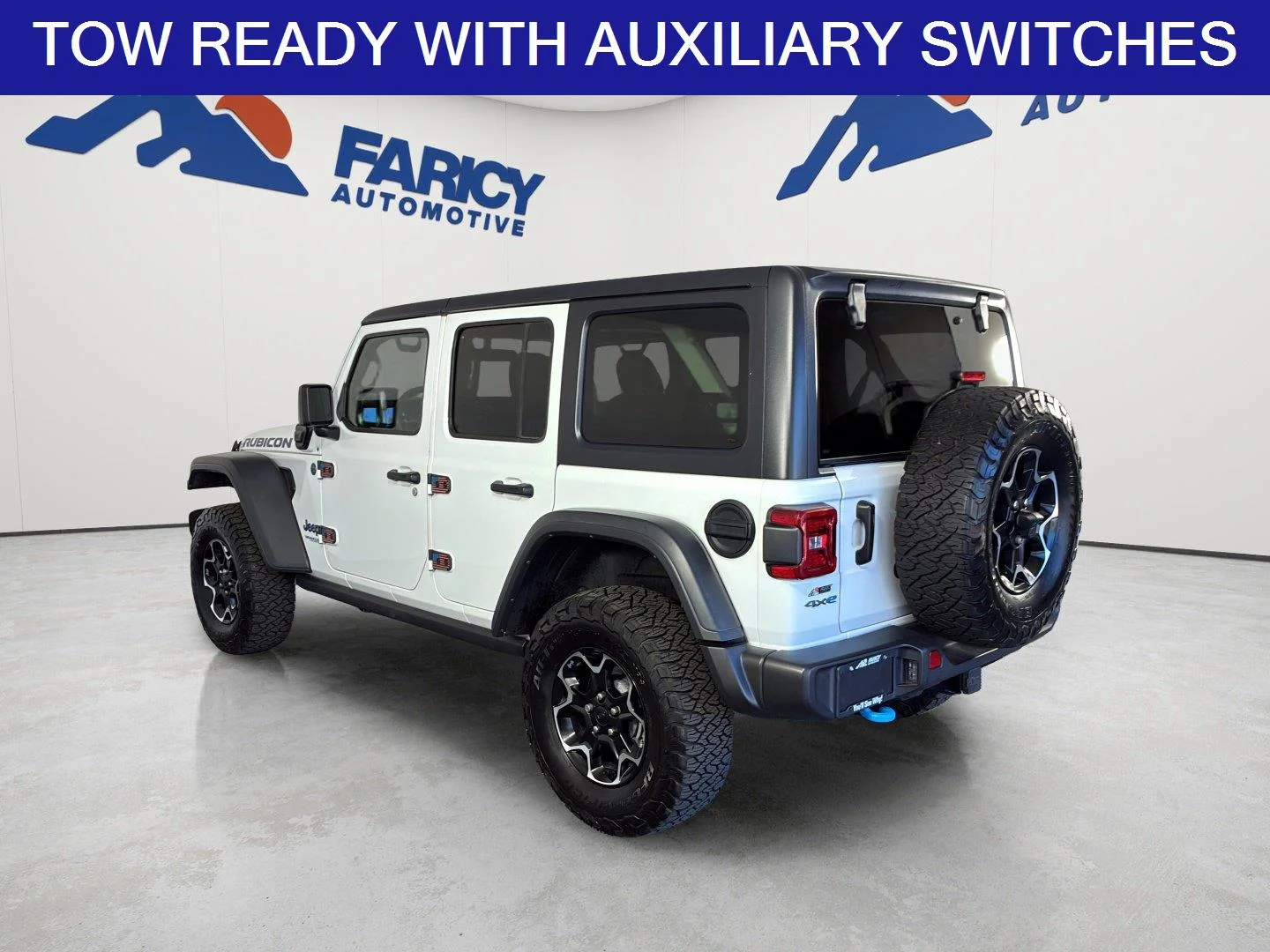 Used 2021 Bright White Clearcoat Jeep Unlimited Rubicon image 7
