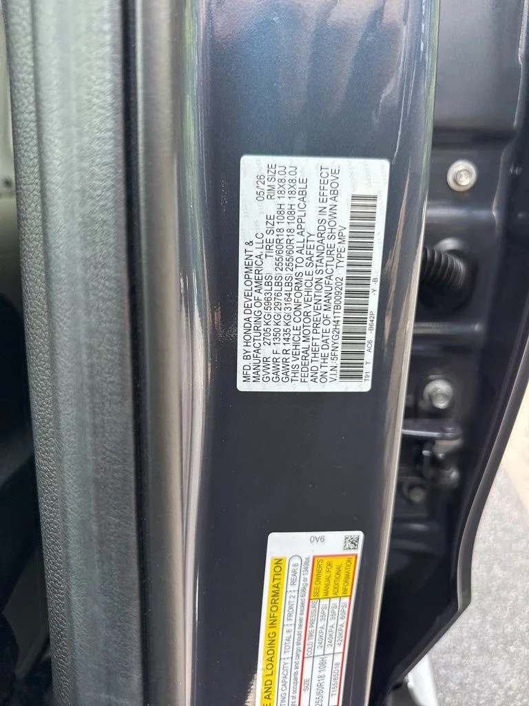 New 2026 Smoke Blue Pearl Honda EX-L image 23