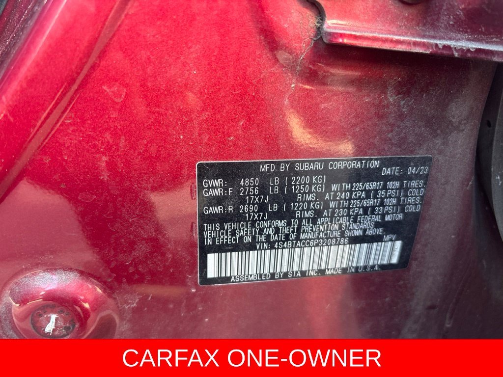 Used 2023 Crimson Red Pearl Subaru Premium image 8