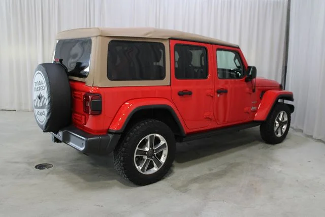 Used 2020 Red Jeep Unlimited Sahara image 31