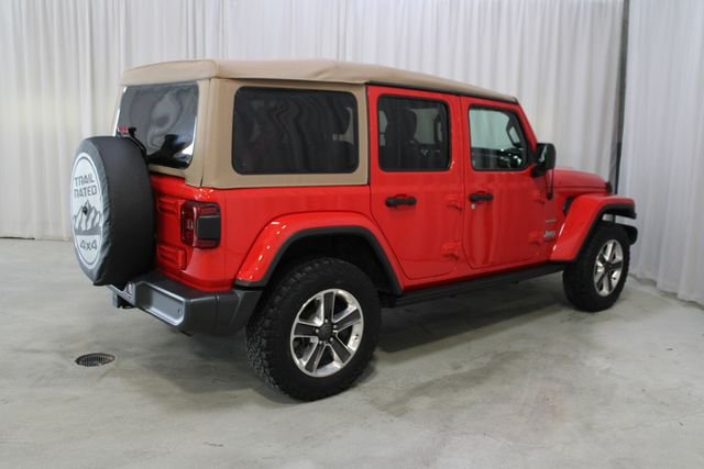 Used 2020 Red Jeep Unlimited Sahara image 31