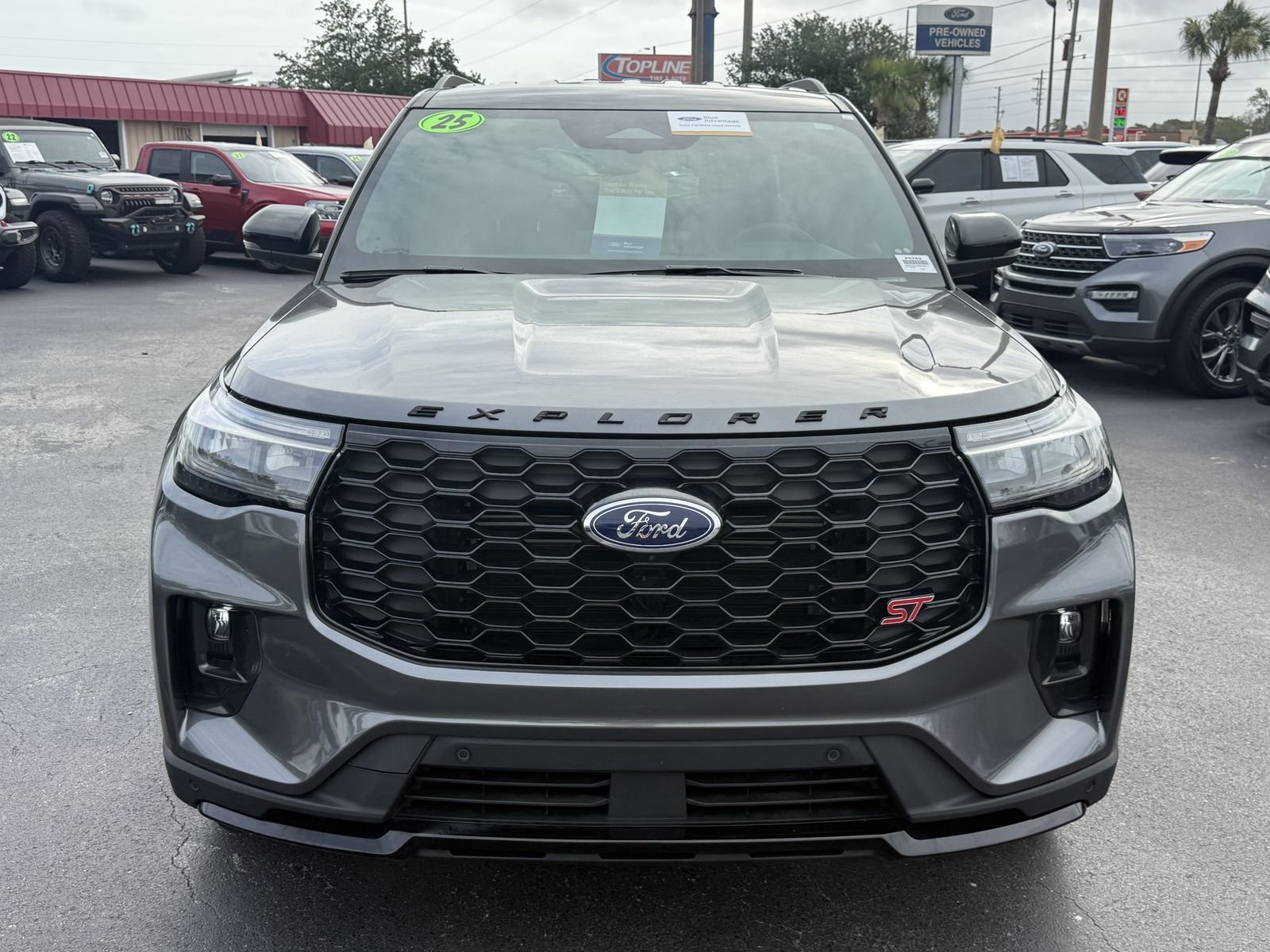 Certified Used 2025 Gray Metallic Ford ST image 10