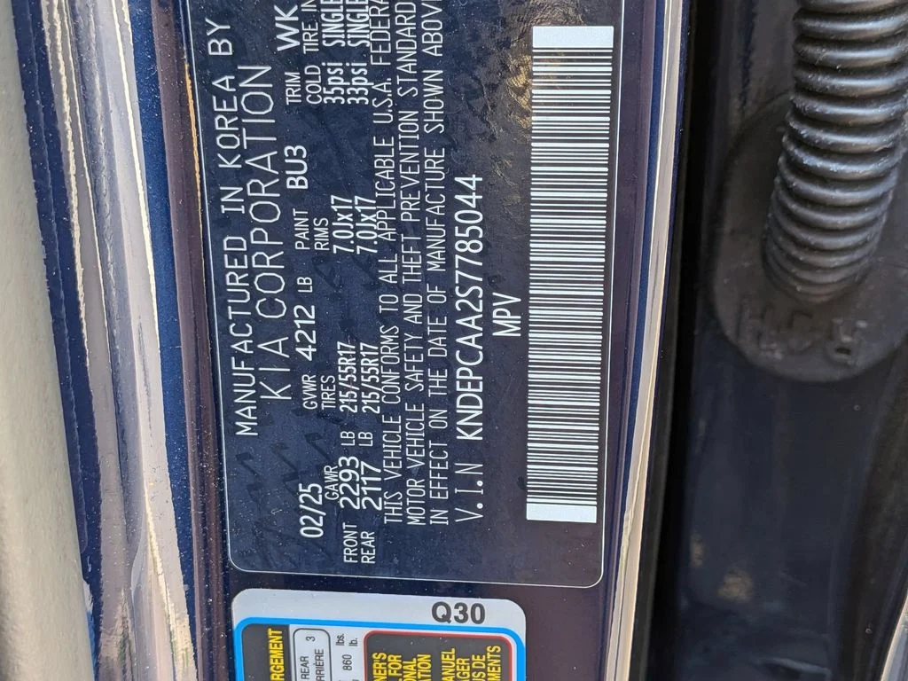 Used 2025 Blue Kia LX image 27
