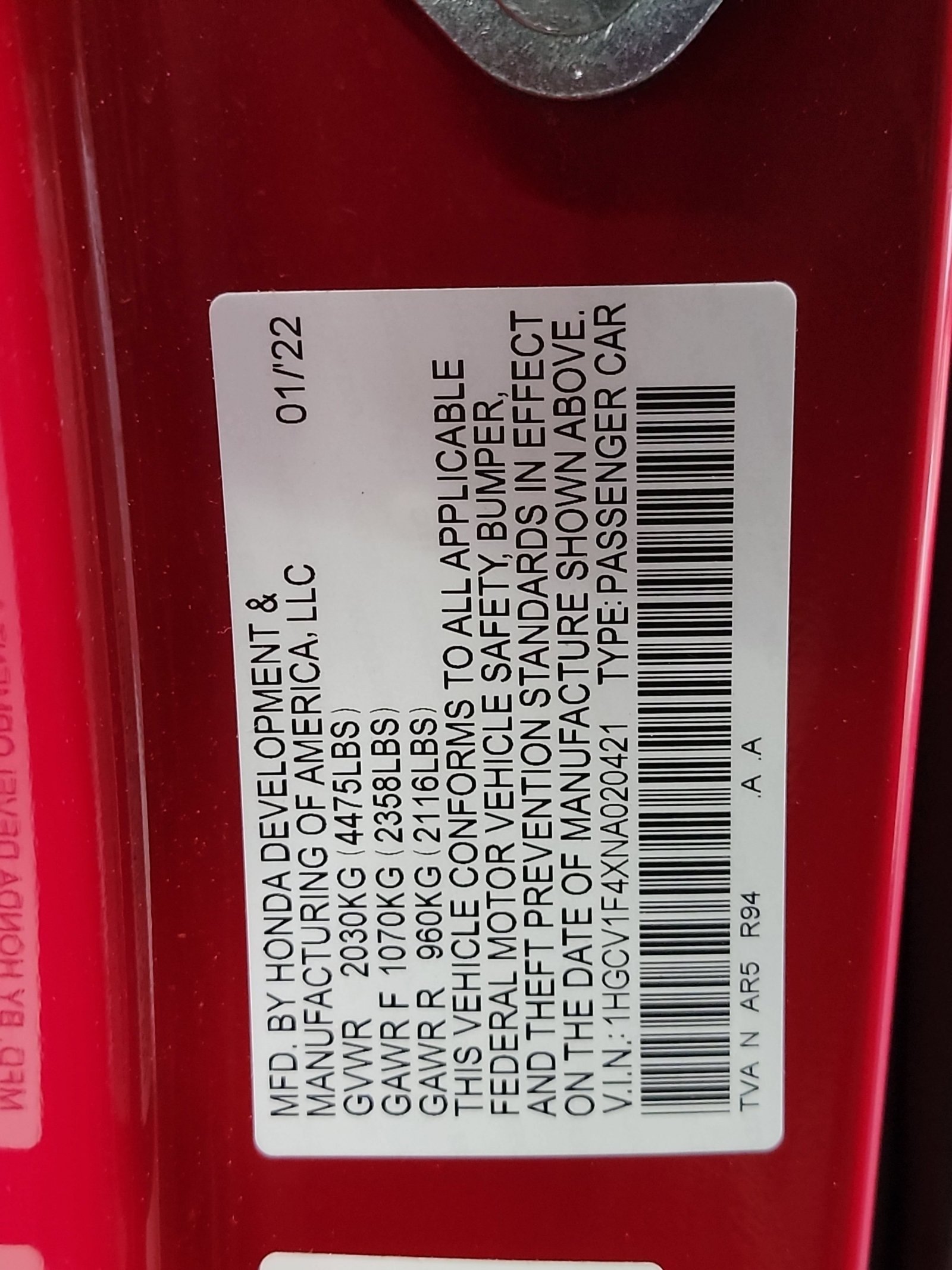 2022 Honda Accord Sport SE - Photo 62
