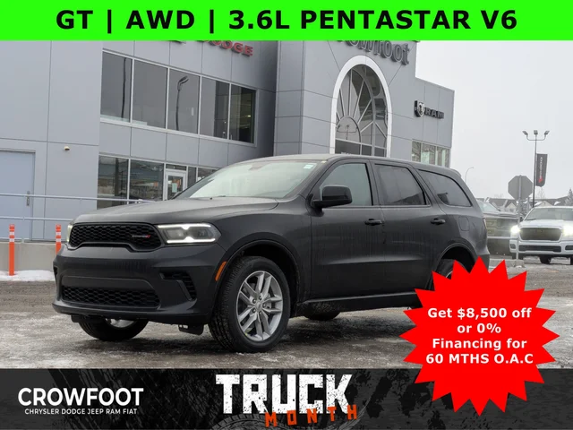 2026 Dodge Durango GT - - LED LIGHTING - REMOTE STARTER - HEATED SEATS AND STEERING & TONS MORE!