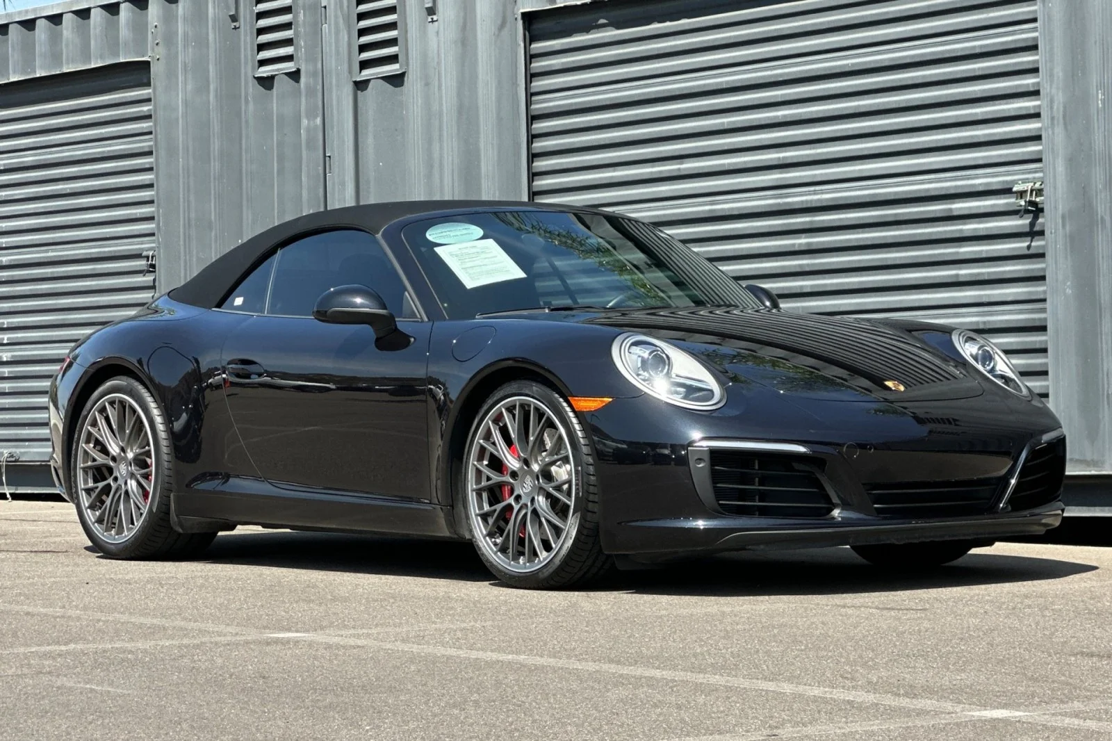 Certified Used 2017 Jet Black Metallic Porsche Carrera S Cabriolet image 12
