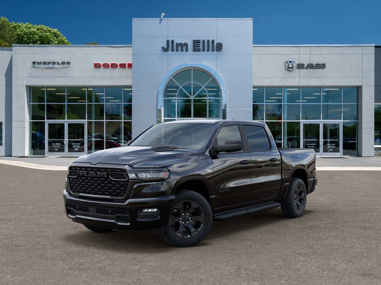 New 2026 Diamond Black Crystal Pearlcoat RAM Express image 1