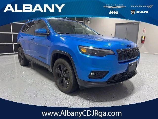 Used 2021 Blue Jeep Latitude Plus image 1