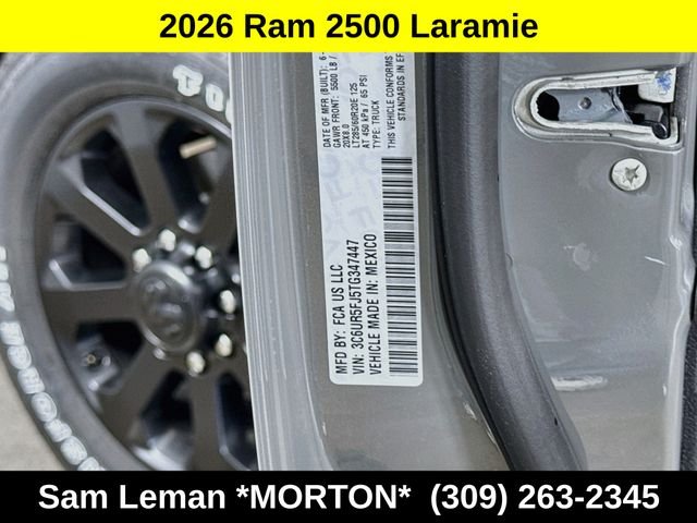 New 2026 Ceramic Gray Clear-Coat Exterior Paint Ram Laramie image 31