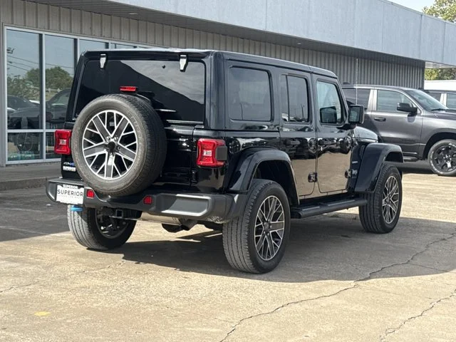 Used 2023 Black Jeep Sahara 4xe image 3