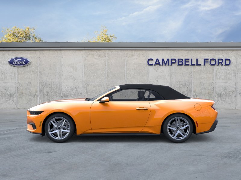 New 2026 Orange Fury Metallic Tri-coat Ford EcoBoost® Convertible image 11
