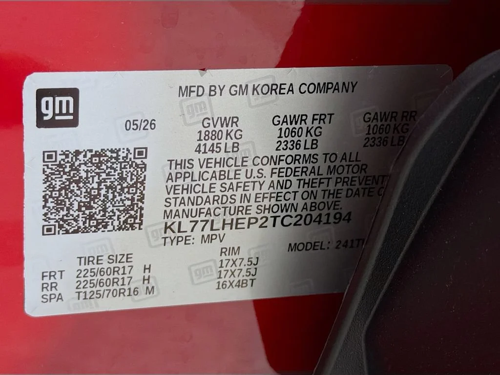New 2026 Apex Red Chevrolet LT image 26