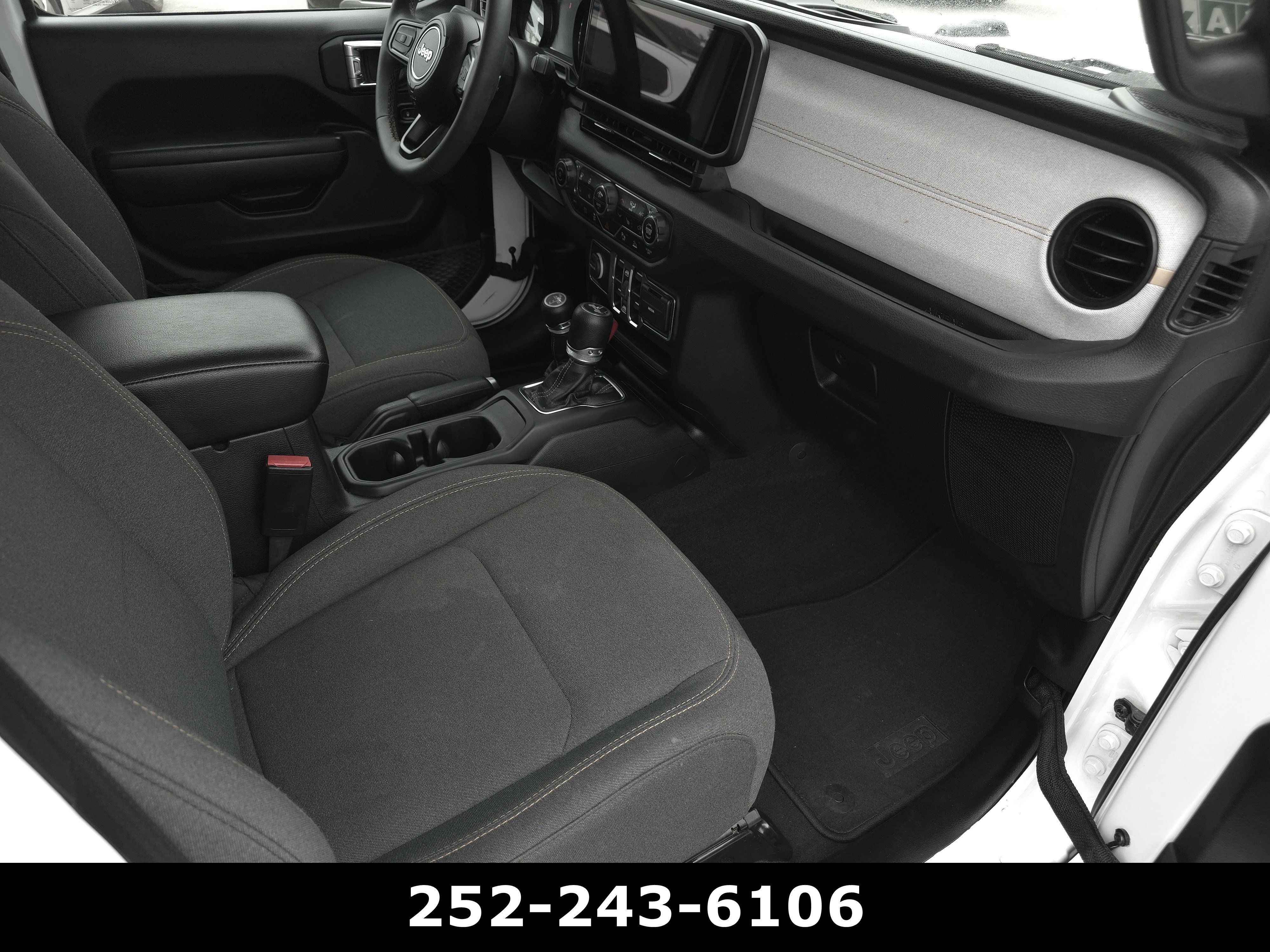 Used 2024 Bright White Clearcoat Jeep Sport S image 39