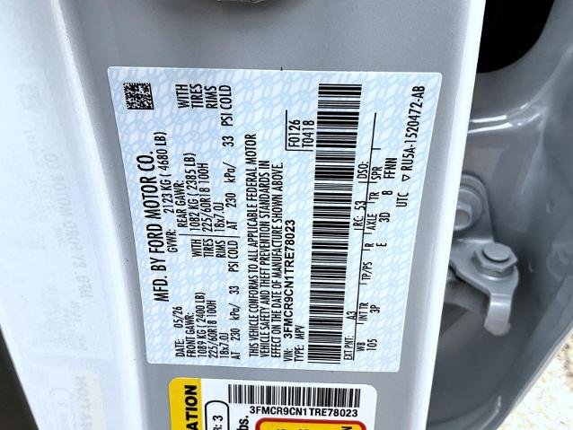 New 2026 Space White Metallic Ford Outer Banks image 54