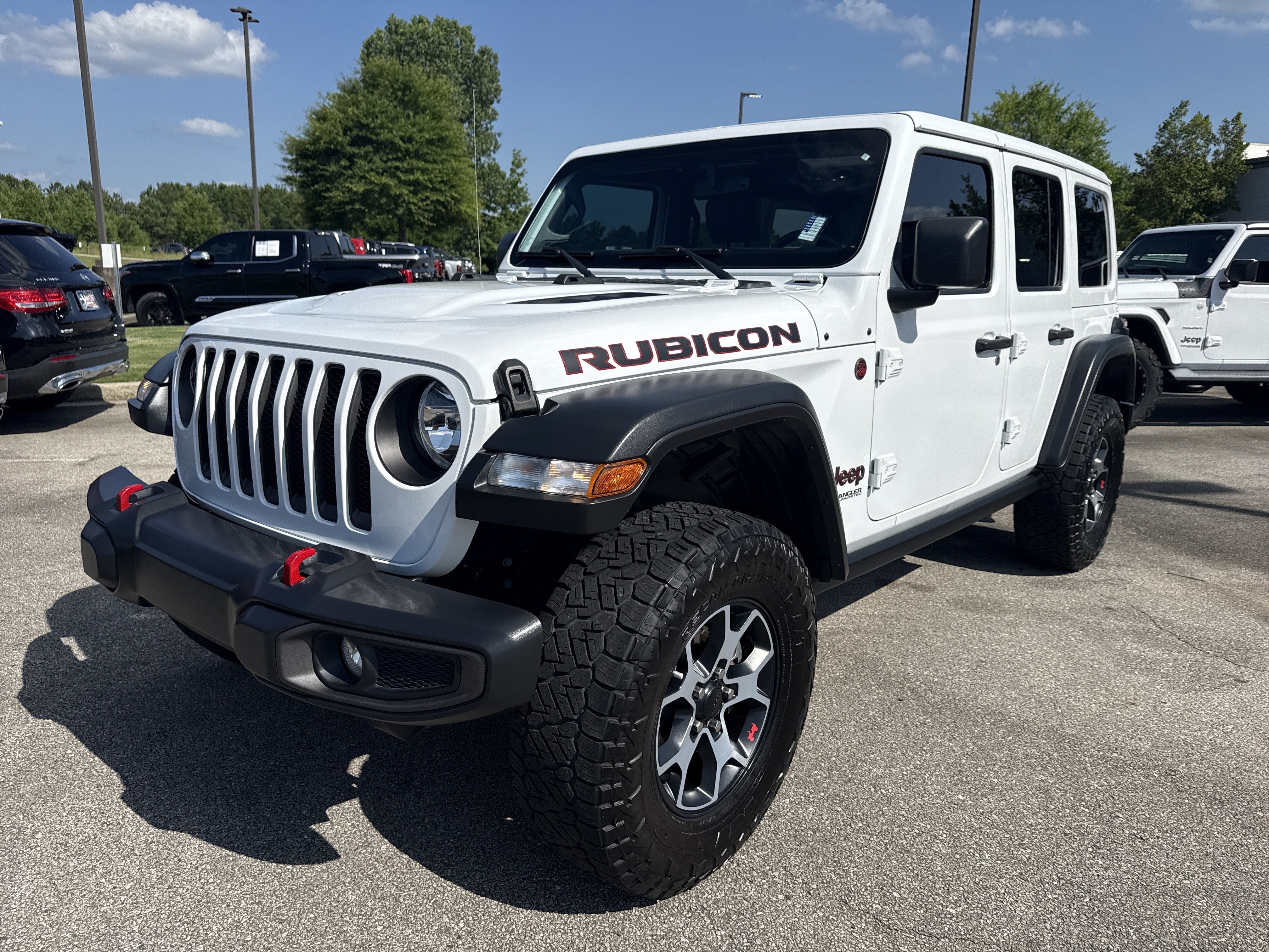Used 2020 Bright White Clearcoat Jeep Rubicon image 4