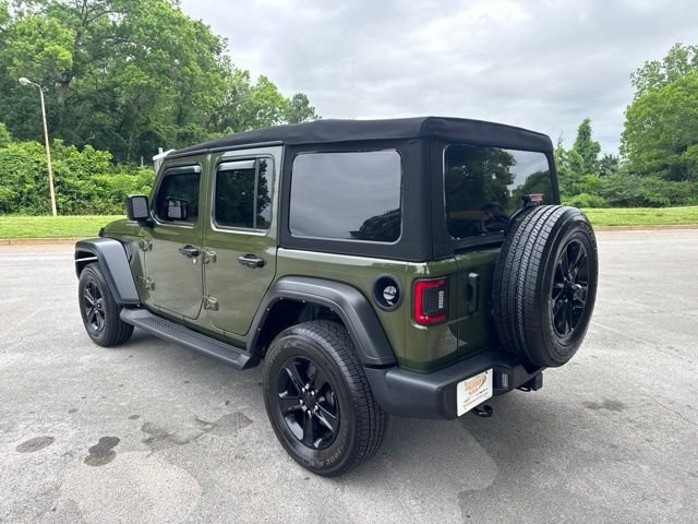 Used 2022 Green Jeep Unlimited Sport Altitude image 5