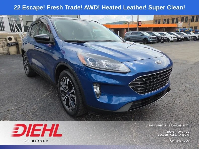 Used 2022 Blue Ford SEL image 1