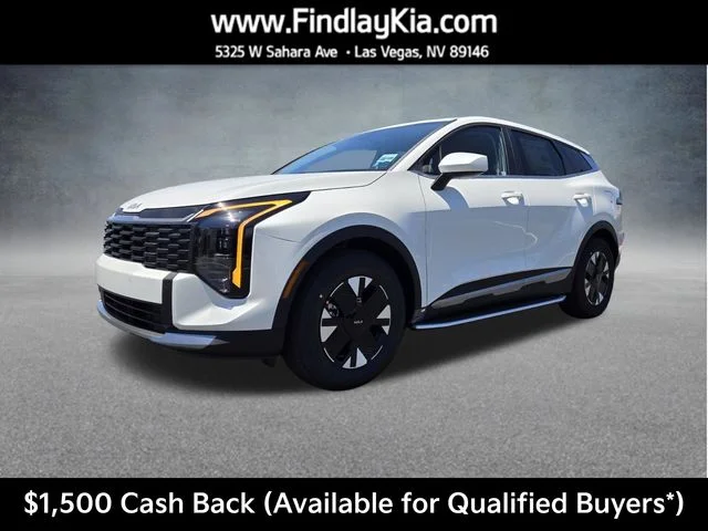 New 2026 White Kia LX image 1